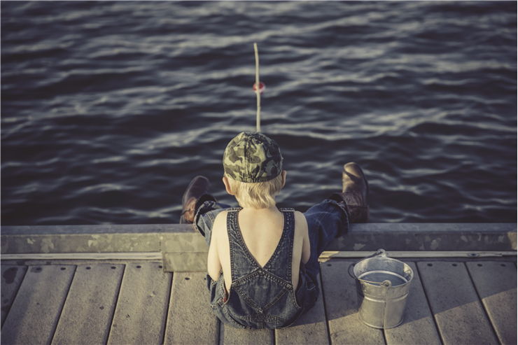 Picture Of Boy Fishing
